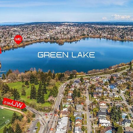 Green Lake 1St Line Home A With Central Air Conditioners Seattle Esterno foto